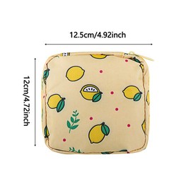 DoubleQ Cotton Makeup Organizer Cosmetics Headphone Case Credit Card Holder Sanitary Pad Pouch Sanitary Pouch Coin Purse Tampon Storage Bag(9)