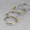 Nickel Free Earrings Hoop Simple Earrings 2.0 cm Metal Allergy