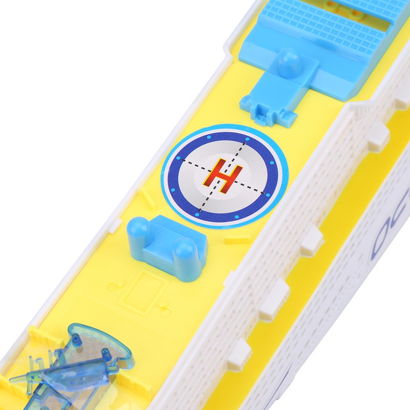 Electric Ocean Liner Cruise Ship Flashing LED Light Kids Musical