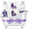 Bath Spa Gift Basket for Women, Body Earth Lavender Scented