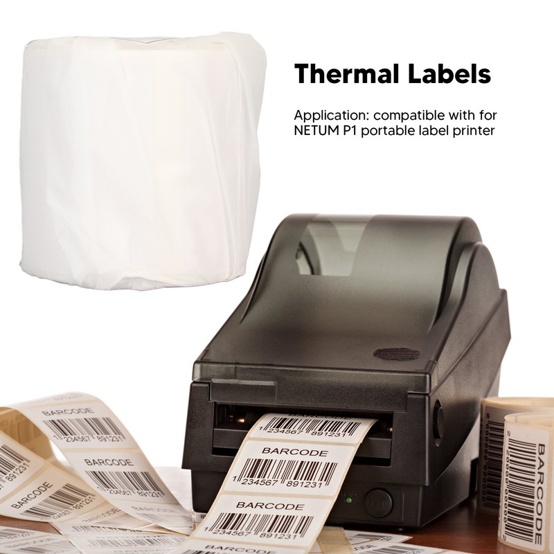 Thermal Labels Self Adhesive Multi Purpose Waterproof Thermal Printer Papers
