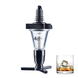 Westmark 92402260 Dosing Device, Measuring / Filling Unit: 4 cl, Plastic, Standard, Black/Transparent