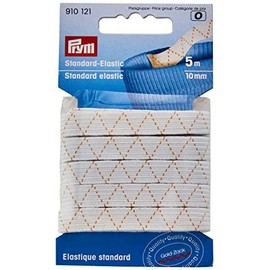 Prym - White (10 mm, 5m) Elastico Standard - 1 unità
