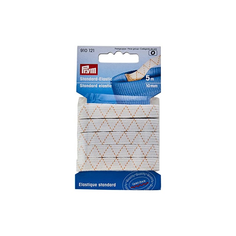 Prym - White (10 mm, 5m) Elastico Standard - 1