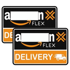 ROMINVIC Car Magnets Flex Driver,Heavy Duty Reflective Flex Delivery Driver Car Sign,2pcs Car Magnets Rural Carrier Delivery for Cars, SUV, Trucks,Bumper Sticker