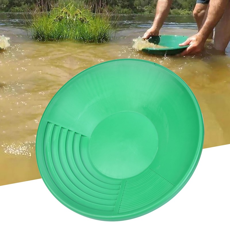 Plastic Gold Pan Basin for Mining Dredging Prospecting River Panning