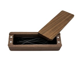 Mendoneko Handmade Cat's Whiskers Storage Box,Wooden Decorative Box,Keepsake Memory Box,Beard Commemorative Walnut Solid Wood Box