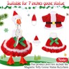 Abbylike 2 Sets 7 Inch Magnetic Desk Goose Outfits, Mr.