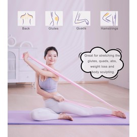 RYTMAT Resistance Bands, 6.5ft Long Non-Latex Elastic Stretch Bands, Exercise Bands for Physical Therapy, Yoga, Pilates, Rehab, Home Gym Workouts, Strength Training (Green)