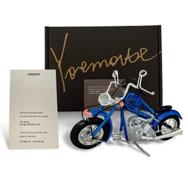 YOEMOVTE Retirement Gifts for Men 2025-Retirement Freedom Gift - Handwoven Aluminum Motorcycle Model for Men, Symbolizing Open Roads & New Adventures