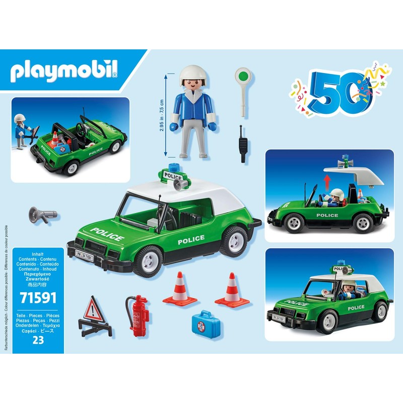 Playmobil 71591 Coche policía clásico