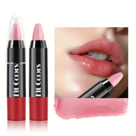 Lápiz de labios mate ultra chic,Crayón de labios rico en vitamina E,Color mate ligero sin secarse ni desvanecerse,Maquillaje de labios resistente al a