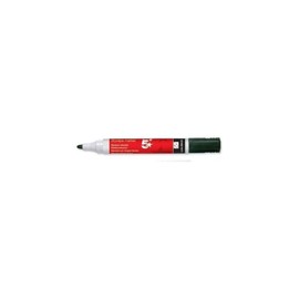 Black Dry Wipe Whiteboard Marker Pen - 3mm Bullet Tip (Pack of 1)
