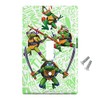 TMNT Mutant Mayhem Group Shot Plastic Wall Decor Toggle Light