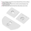 3pcs Central Control Button Sticker Aluminum Alloy Fit for Land