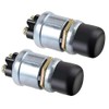 Moovul 2PCS 50A 12V Waterproof Car Boat Track Switch Push