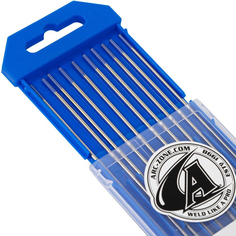 Arc-Zone Amplify Tungsten Electrode for TIG Welding, 2% Lanthanated 1/16"