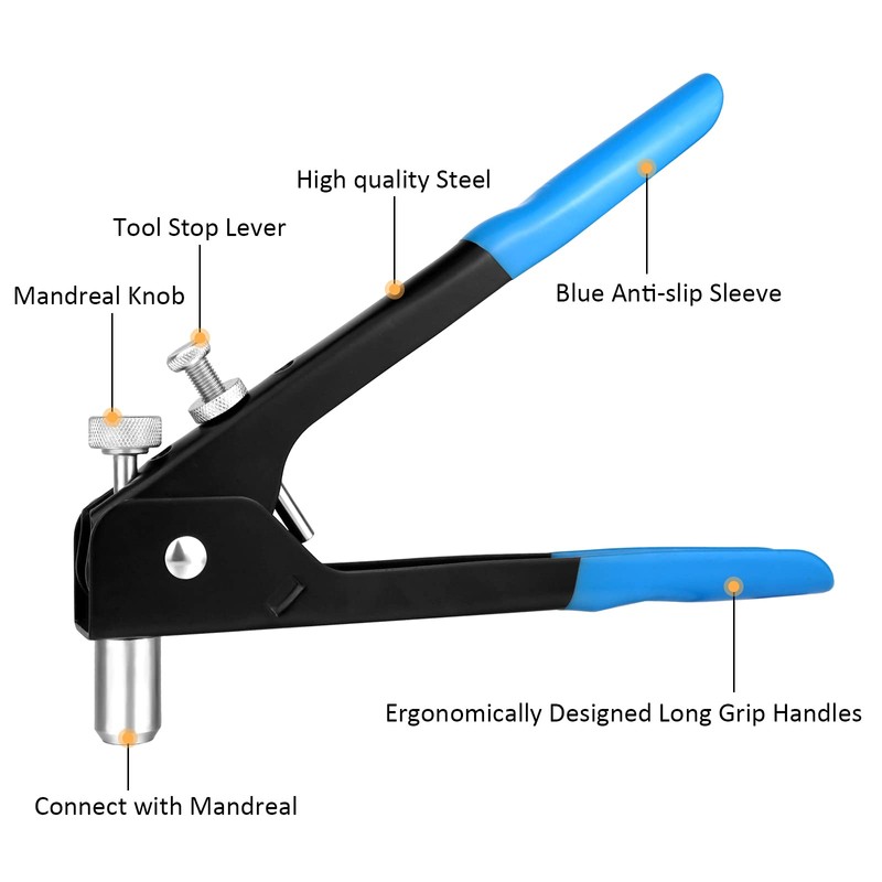 Speder 136pcs Rivet Nut Tool Kit Rivnut Tool Nut Rivet