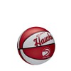Wilson Mini-Basketball, Team Retro Model, ATLANTA HAWKS, Outdoor, Rubber, Size: