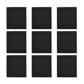 Pack of 9 Cat Litter Tray Activated Carbon Filter Black Carbon Odour Filter Cat Litter Tray with Lid Activated Cat Litter Tray Filter Odour Filter Cat Litter Tray for Completely Closed Cat Litter Tray