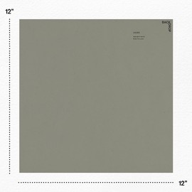 BACKDROP | Premium Interior Paint | Large Adhesive Paint Swatch | SAGED - Muted Olive Green | 12" x 12" Color Sample