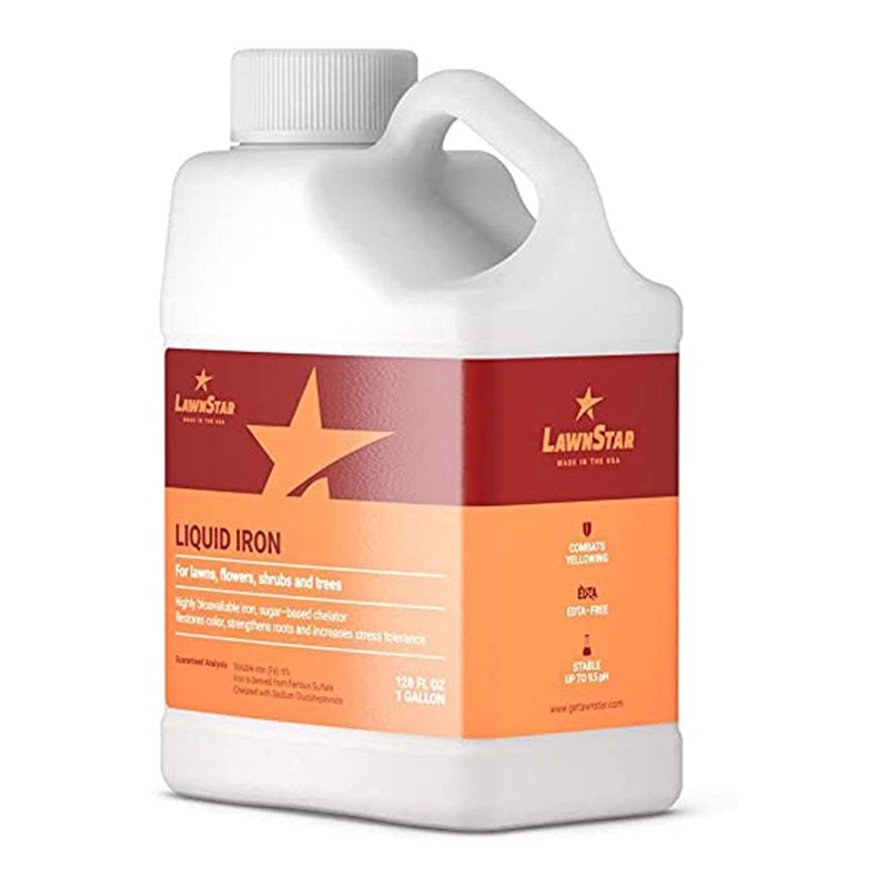 LawnStar Liquid Iron (1 Gallon) for Plants - Multi-Purpose, Suitable