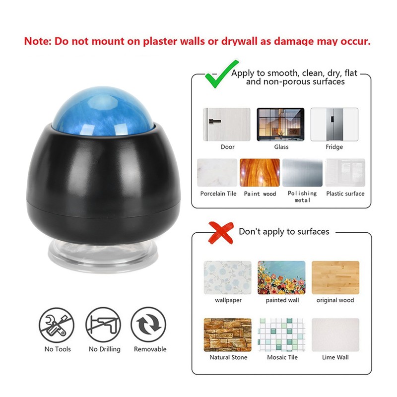 Mountable Muscle Massager Ball Suction Cup Reduce Fatigue Deep Tissue