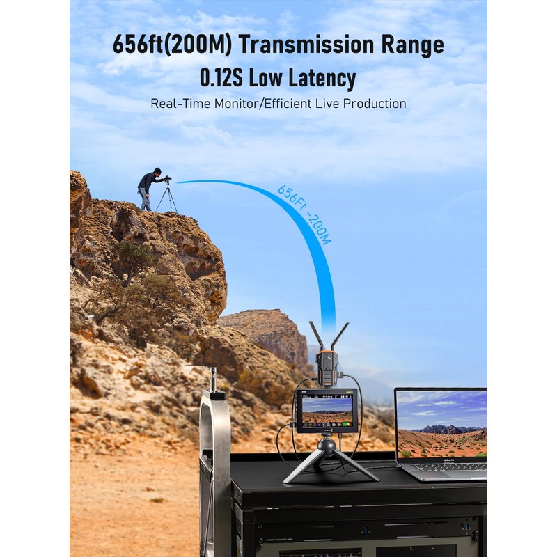 Lemorele HDMI Loopout Wireless Video Receiver with IR Suitable for