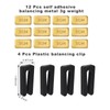 AIEX 4 Sets Ceiling Fan Blade Balancing Kit Including 12pcs