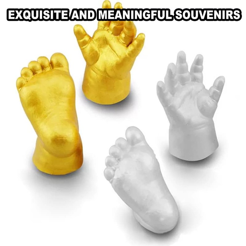OHEPFD Keepsake Hands Casting Kit DIY Plaster Statue Molding Kit,