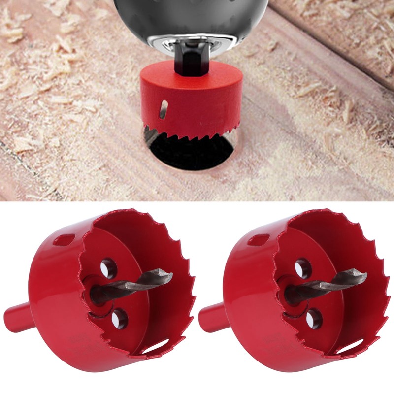 2PCS 53mm Hole Saw Round Beehive Vent Hole Opener Drilling