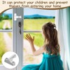 Girihe 6 Pcs Sash Jammers for UPVC Doors, Window Lock