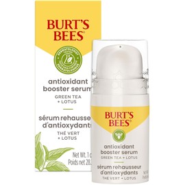 Burt's Bees Green Tea Face Serum Antioxidant-rich green tea and lotus Naturally brighten and strengthen Lightening - Protect and improve skin tone with Booster Serum (1 oz) Brightening Booster 1 Ounce / 버트 비즈 그린 티 페이스 세럼 항산화 성분이 풍부한 녹차와 연꽃 자연 채광 및 강화 경량화 - 부스터 세럼(1온스)으로 피부 톤을 보호하고 개선합니다 Brightening Booster  1 Ounce