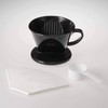 カリタ Kalita フィルター メジャーカップ付き コーヒー ドリッパー ハンガーセット (ドリッパー102-D、コーヒーペーパーフィルター102濾紙×10枚、メジャーカップ) 2~4人用 ドリップ