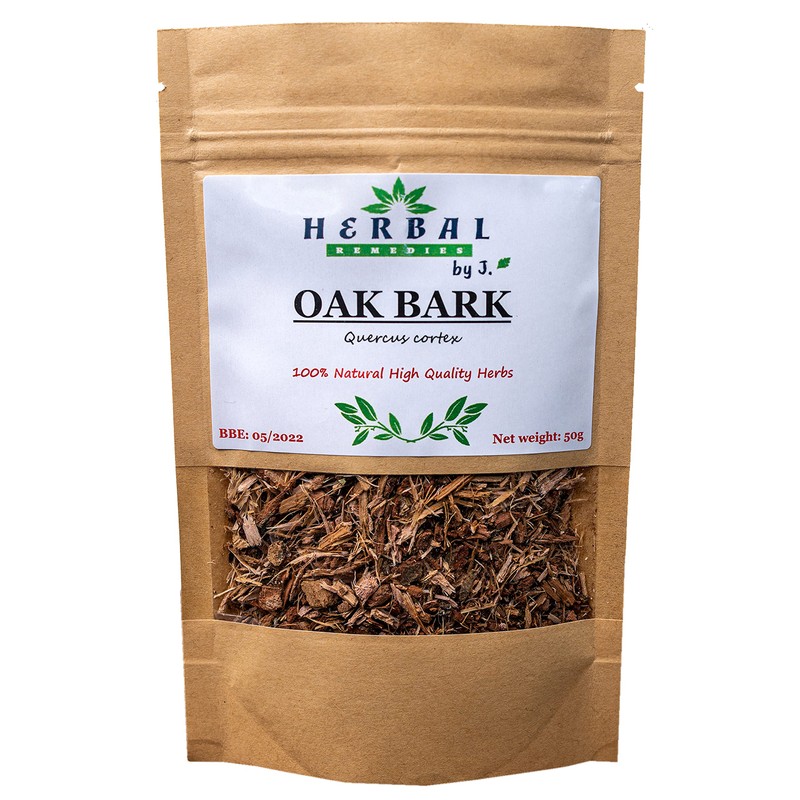 Oak Bark Tea Loose Dried Herb 50g - Quercus robur