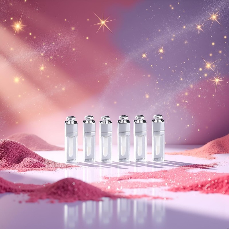 Gammaeon 2 Pieces Clear Lip Gloss Tubes 3ml Refillable Mini