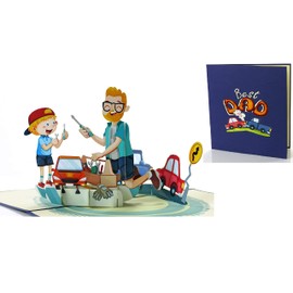 ETA 3D Grill BBQ Pop Up Card, Card for Him, Friends, Boyfriend, Father, Son, Father's Day H06 (O07)