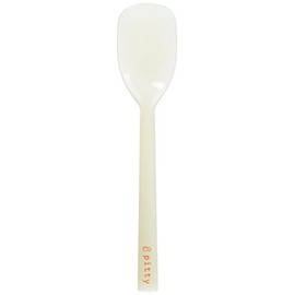 Katsurika Shoji PT-0203 Piti Spoon, Spatula Shape, Large, White, Handle: Nylon, Japan RSP183