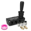 Innfeeltech 1 x Air Hand Lever Actuated Valve 5-Way 2-Position