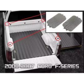World of Prints Stake Pocket Covers Rail Hole Plugs Caps For 2000-2007 Ford F150, F250, F350