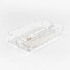 EL ORDEN DE LAS COSAS Servilletero Rectangular de Acrílico Transparente