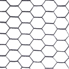 Acorn International PN22475 2"X24"X75' Poultry Netting, 2' Wide X 75' Long, Silver