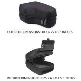 Digital Nc Heavy Duty DSLR Case Compatible With Canon EOS Rebel T7i & Zoom Lens (Hard Shell) Easy and Quick Access. Durable Exterior, Padded Interior.