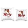 Cat Treats Lover Kitten Pet Book Reader Bookworm Cat Throw