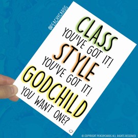 Funny Godmother Card Funny Godfather Card Funny Godparent Card Godfather Card Godmother Card Will You Be My Godparent Proposal Cards PC538