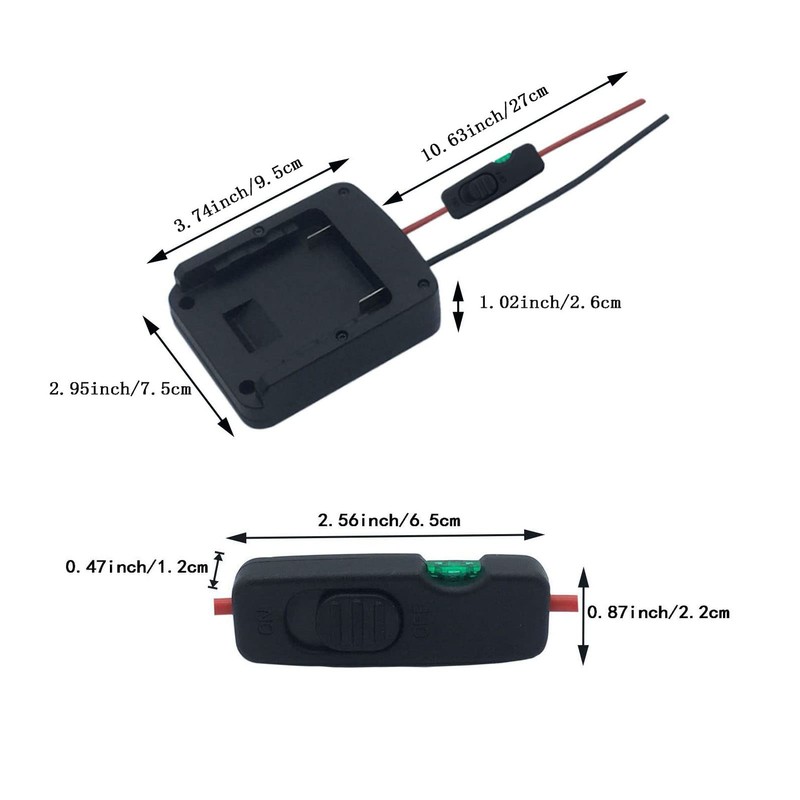 Battery Adapter Converter Dock Power Connector for BAT Series 18V