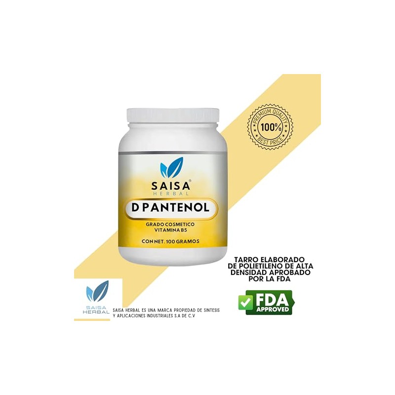 D pantenol 100 gramos