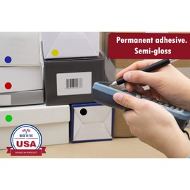 Color Coding Labels ~ 3/4" Diameter (11/16 - 17mm) Round Dot Stickers in Black, White, Red, Green, Yellow, Pink, Red, Orange, Brown and Blue - 576 Pack