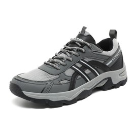 YNIQUE Zapatos de Senderismo Impermeables para Hombre, Deportivas de caña Baja Zapatillas, Antideslizantes para Acampar al Aire Libre, Caminar, Zapatos de Trabajo ShenHui-42