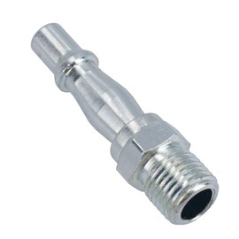 Air Line Hose Fitting Connector Male Quick Release 1/4 inch Male Thread 10pk